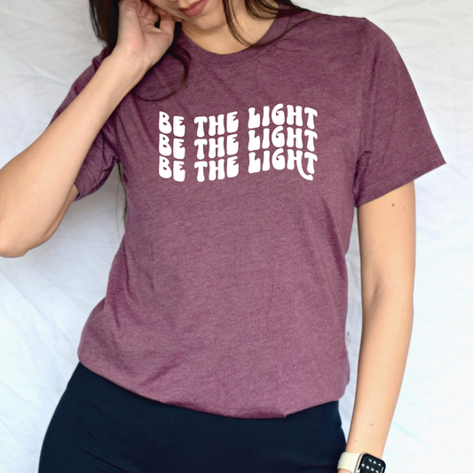 Be the Light Wavy Texts