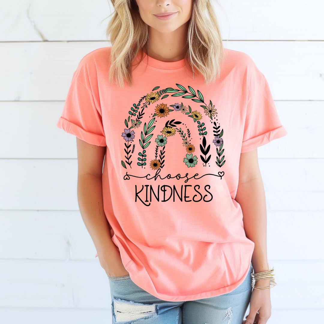 Choose Kindness Flower Rainbow