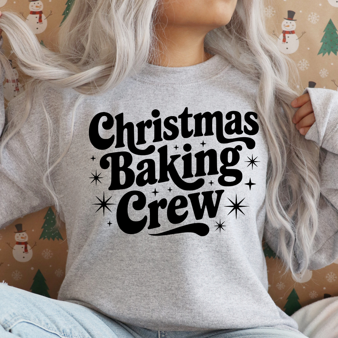 Christmas Baking Crew Black