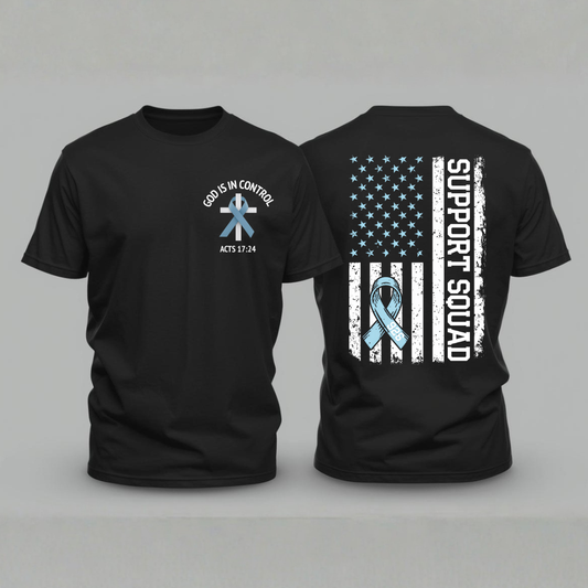 God is in Control (Front and Back Print)