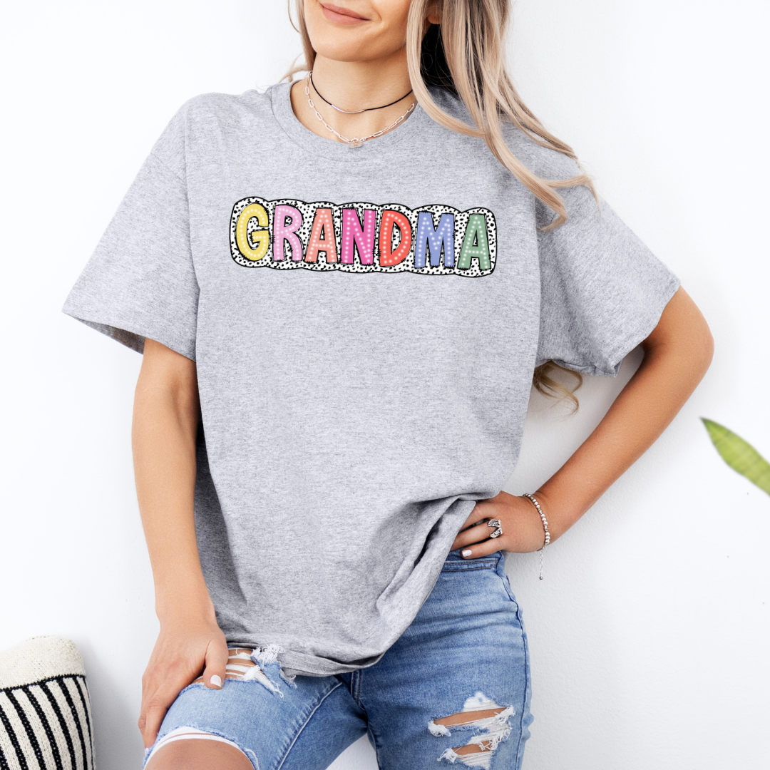 Grandma Outline Text