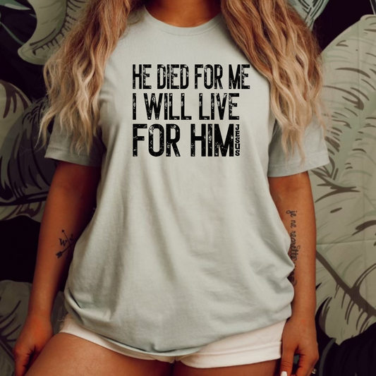He Died for Me