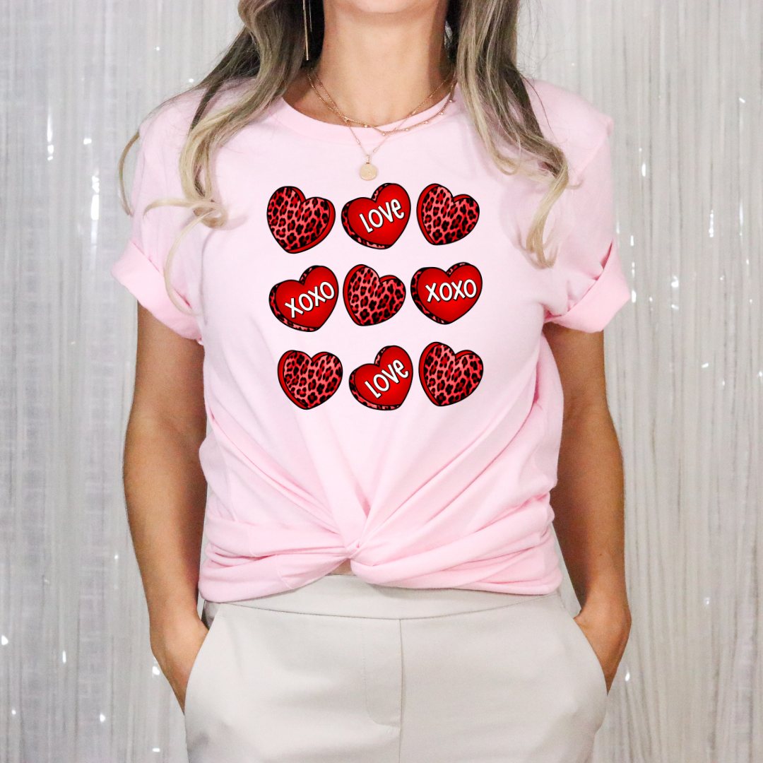 Love XOXO Red Heart