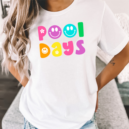 Pool Days Colorful