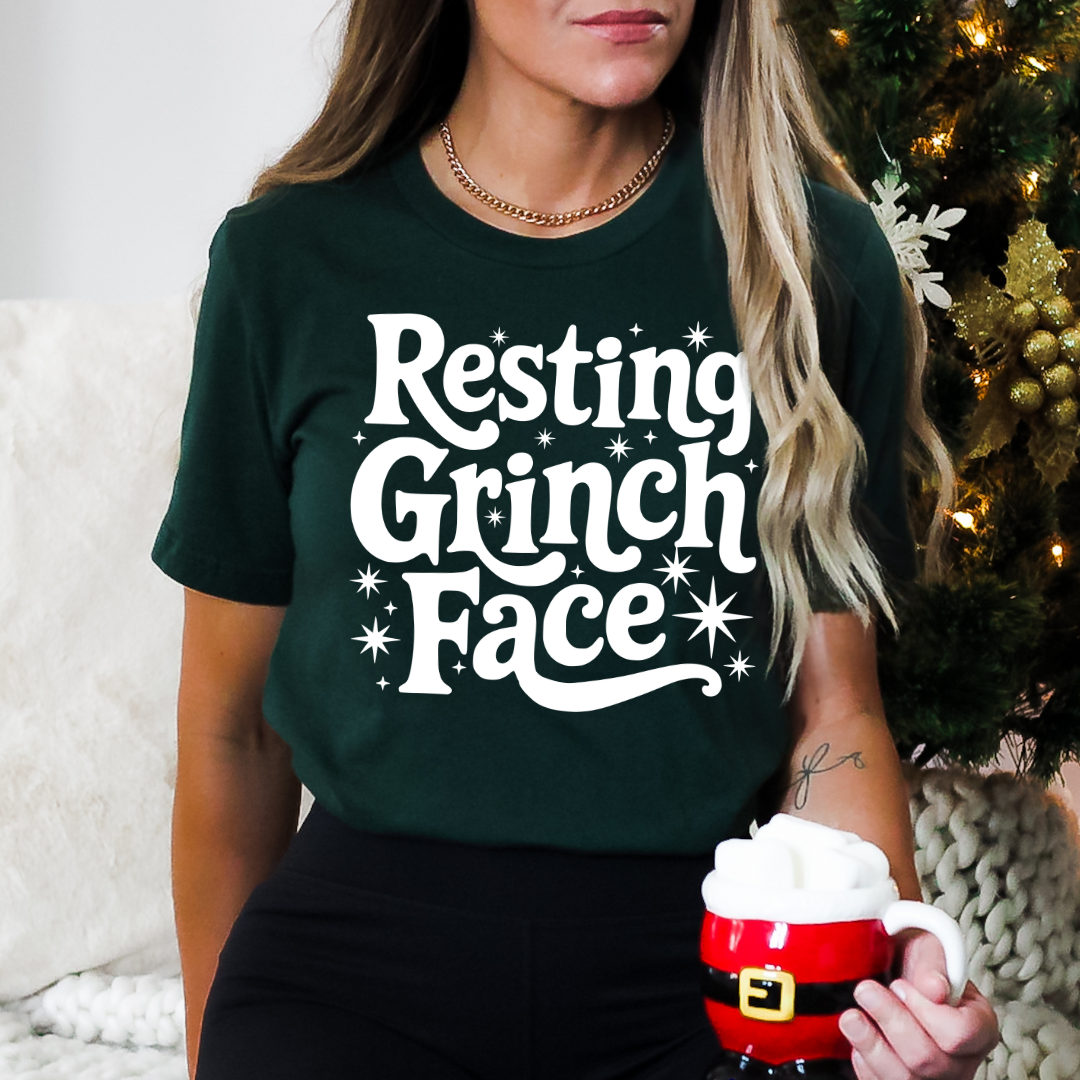 Resting Grinch Face White