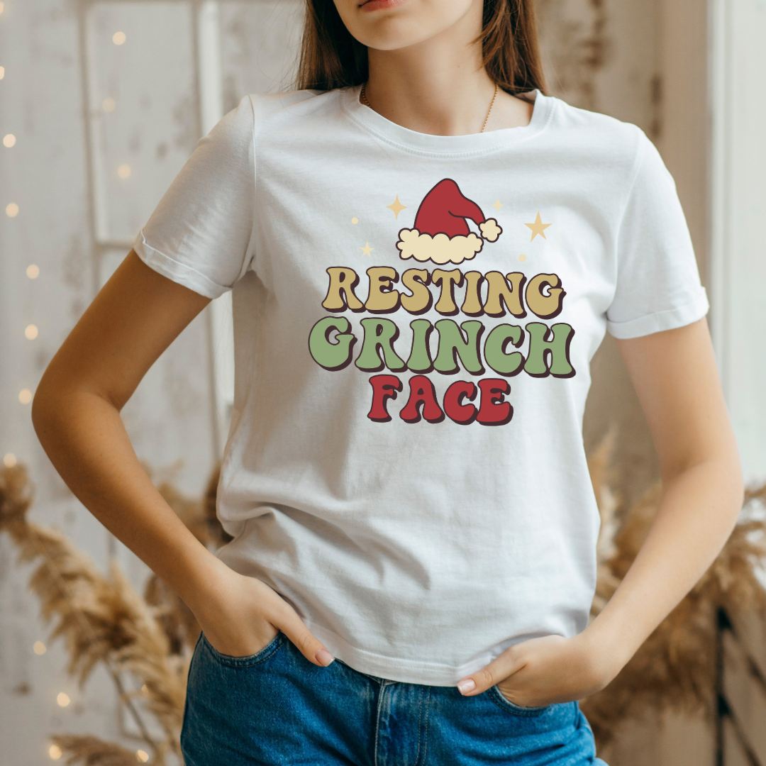 Retro Resting Grinch Face