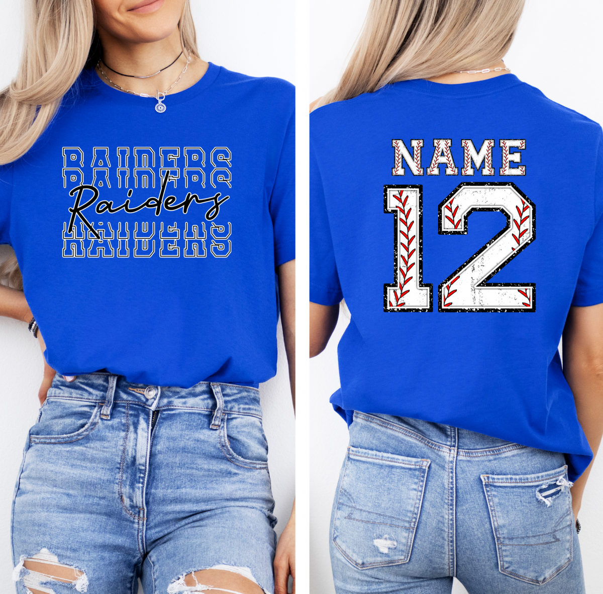 Raiders Repeat + Custom Name and Number