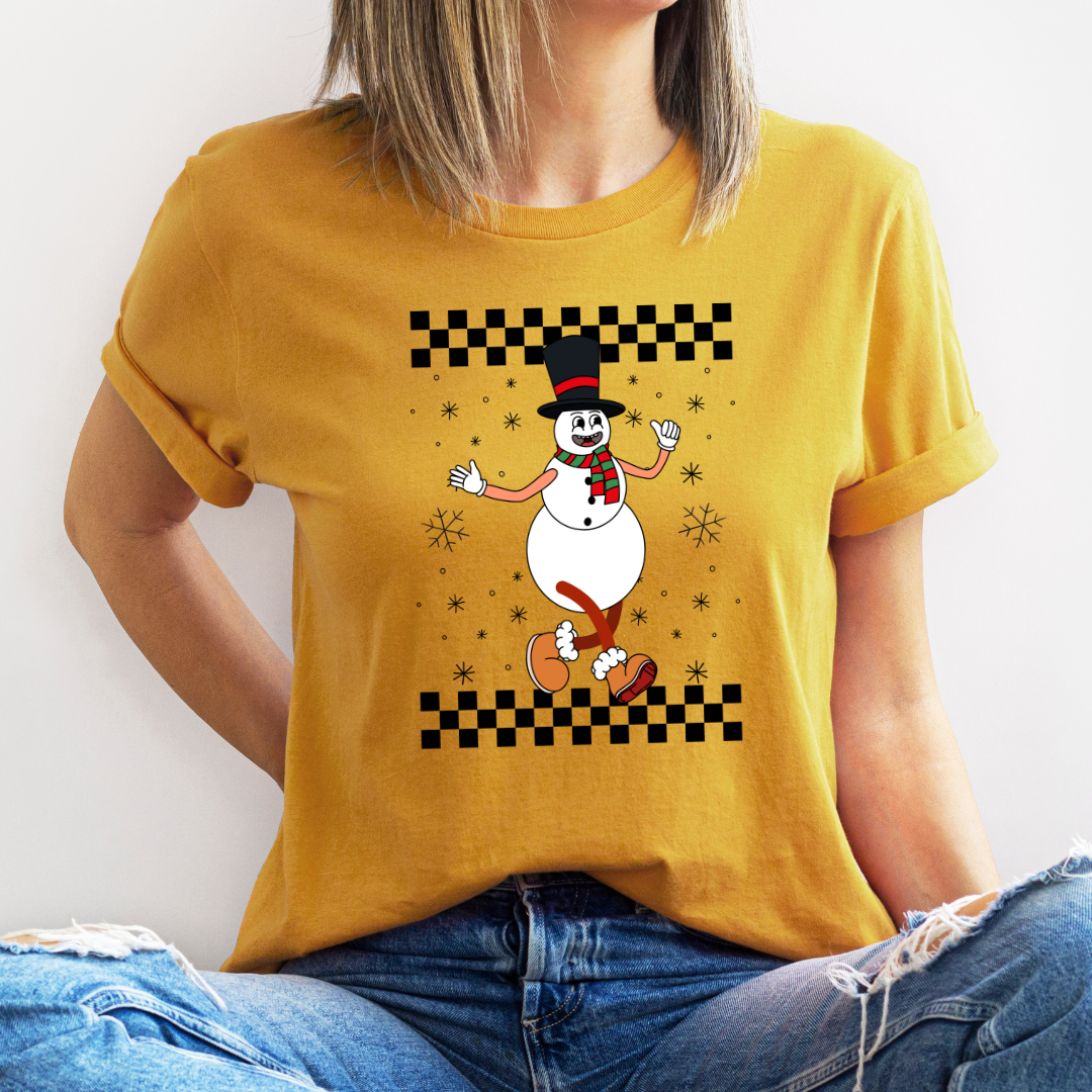 Snowman Black Hat