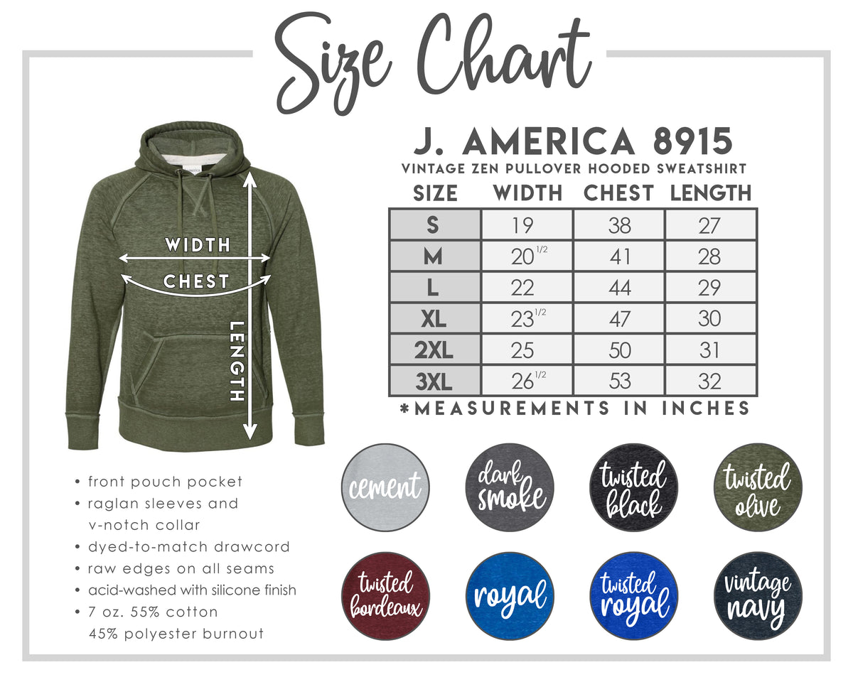Vintage Zen Fleece Hooded Sweatshirt