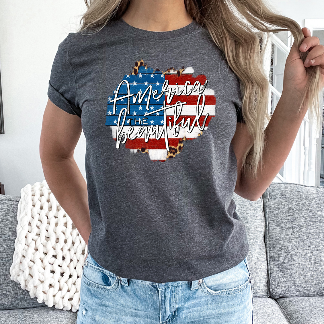 America The Beautiful Leo Flag