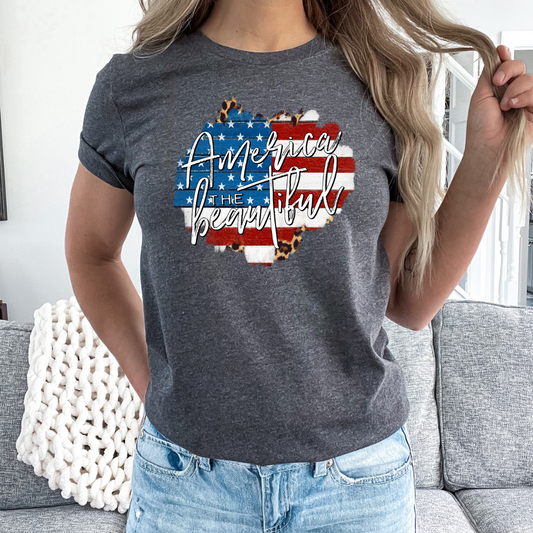 America The Beautiful Leo Flag