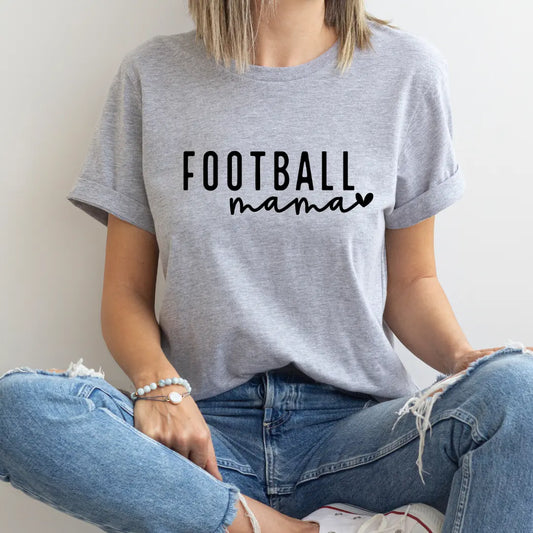 Football Mama Heart