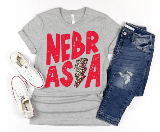 Red Nebraska Bolt