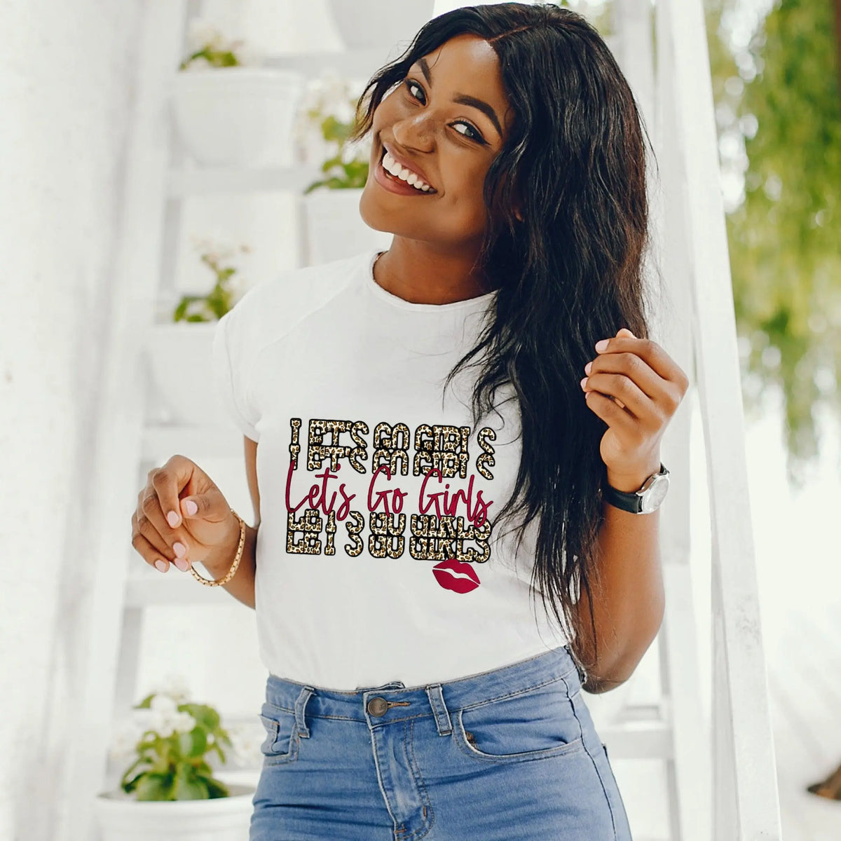 Lets Go Girls Leopard Kiss - Happy Style Co