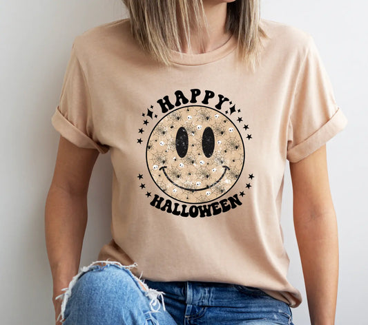 Smiley Face Happy Halloween