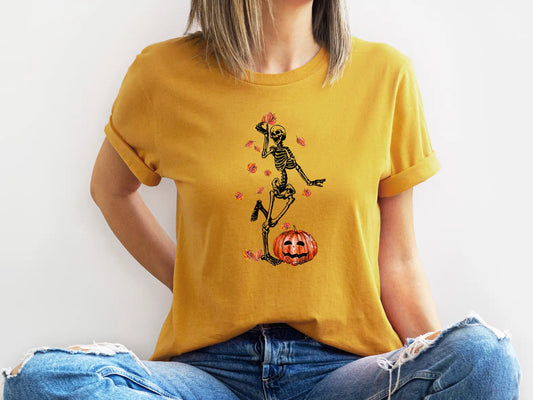 Dancing Fall Skeleton