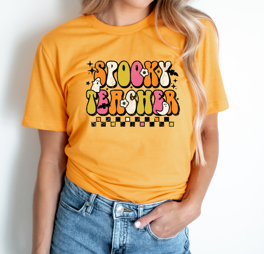 Spooky Teacher Retro