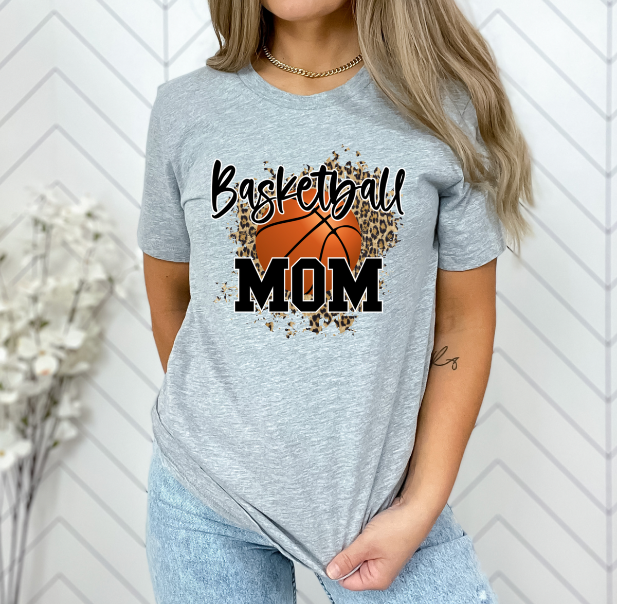 Leopard Basketball Mom