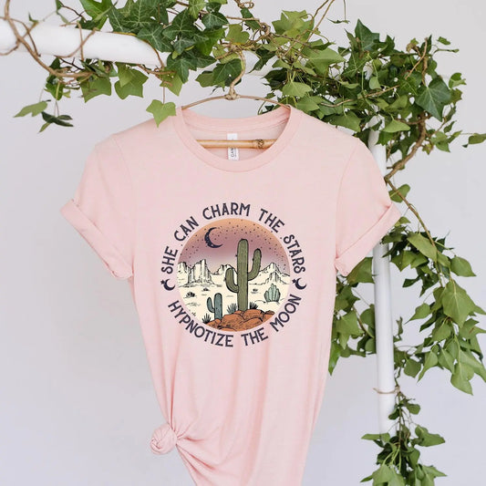 She Can Charm The Stars Tshirt - Happy Style Co